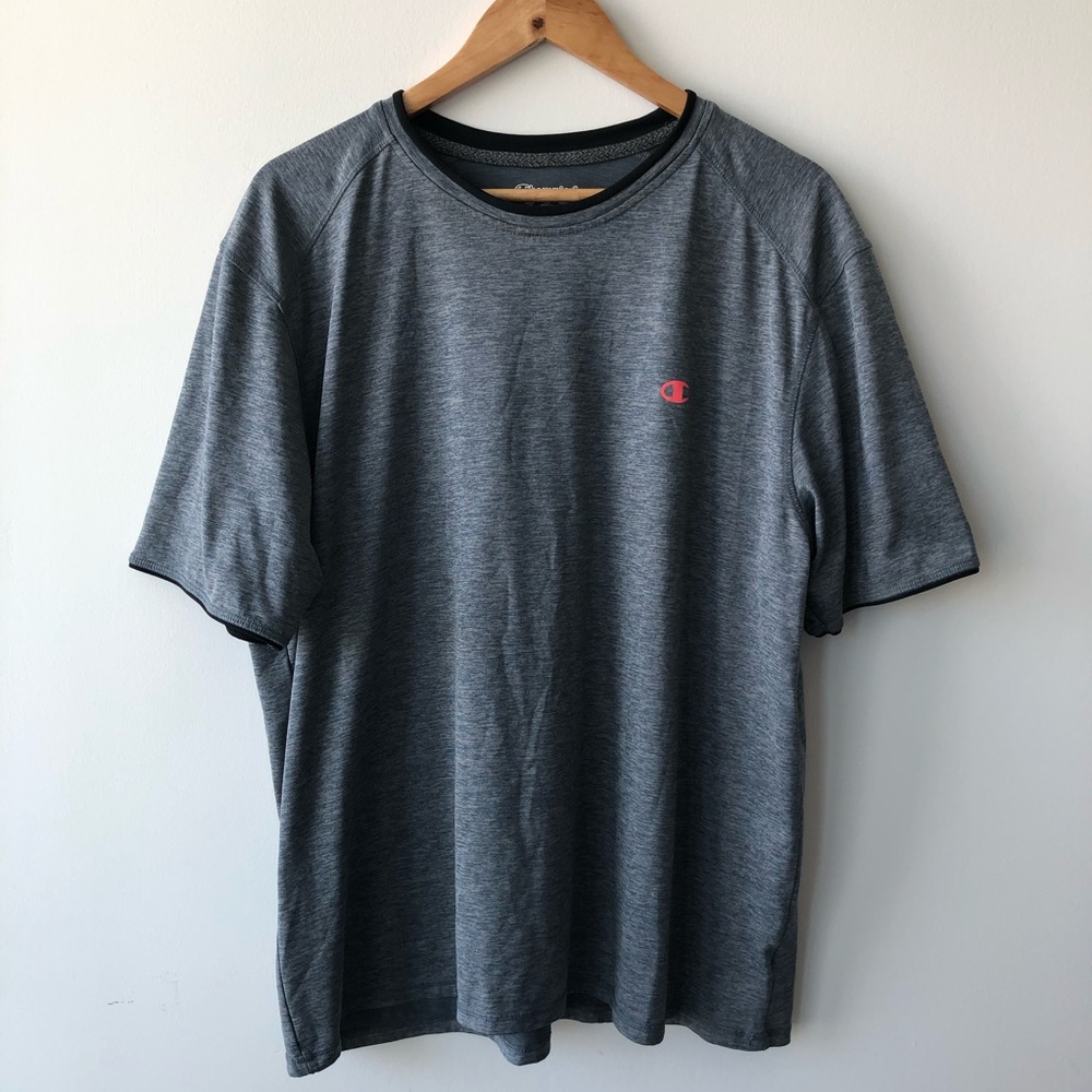 Champion Heather Grey Short Sleeve DriFt Shirt